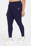 Zelocity True Curv Quick Dry Gym Leggings - Evening Blue — thumbnail 2